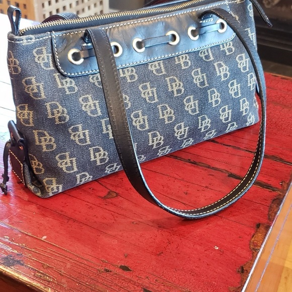 Dooney & Bourke Vintage Brown and Tan Shoulder Bag - Picture 7 of 10